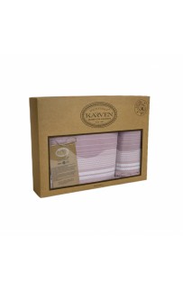 Набор полотенец Карвен " LIDYA" махра 50*90/70*140 HS 1722 lila/лиловый