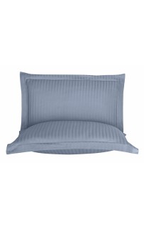Наволочки Karven Stripe Satin 50*70 (+5см) 2 шт indigo/индиго