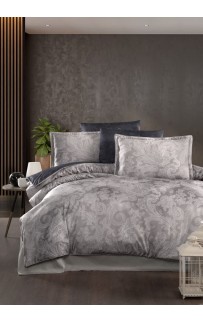 Постельное белье Karven (300 tc) премиум сатин евро N359 GISELLE Cobalt