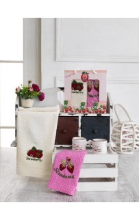 Полотенце кухонное Карвен NILTEKS "FRUTS SERIES" махра 30*50 2шт. НМ 505