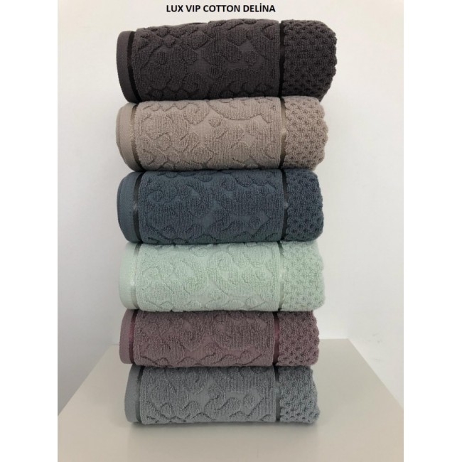 Полотенце Карвен "Dore" Lux Cotton 50*90 6 шт. махра Н 5039