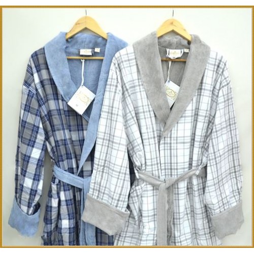 Халат "Коронет" бамбу мужской (M/L) В 369 (Акция)