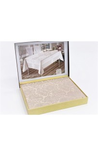 Скатерть Monalife Vip Cotton 160*220 М 722/KAHVE