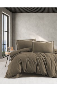 Постельное белье Карвен фланель семейный N245 SOPRANO Brown