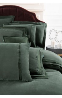 Постельное белье Sarev ELITE GROUP евро N318 KIMERA CUPRO v4/ YESIL