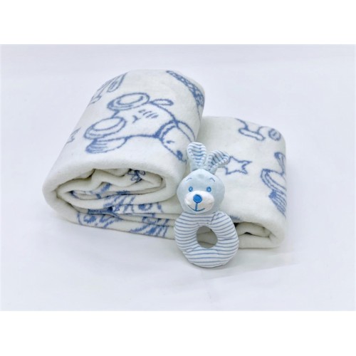 Плед Карвен 100*120 с игрушкой D 028