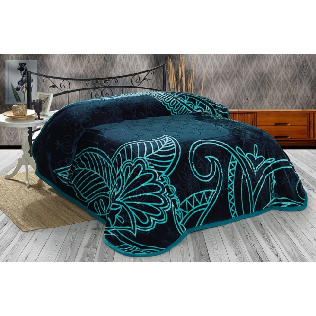 Покрывало EVLEN SUPER SOFT (двухстороннее,2слойное) п/э 220*240 евро Y 940 v6 (D-09) (Акция)