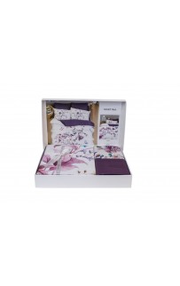 Постельное белье "Карвен" (сатин 3D) евро ( Martina purple )