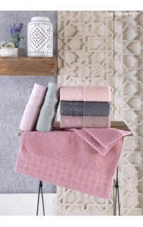 Полотенце Карвен Vip Cotton "ELFIN" 80*150 6шт.махра H 3284