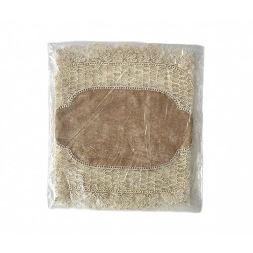 Дорожка Карвен 140*45 велюр с кружевом М840/1450 G03 крем