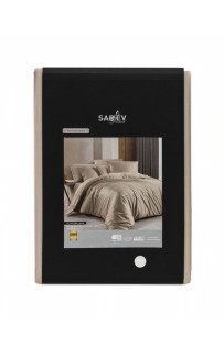 Пододеяльник Sarev (300 tc) евро сатин 200*220 см PD002 MONOCHROME v4/Natural Beige