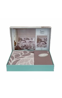 Постельное белье "Карвен" ранфорс семейный Lapis Beige v-1