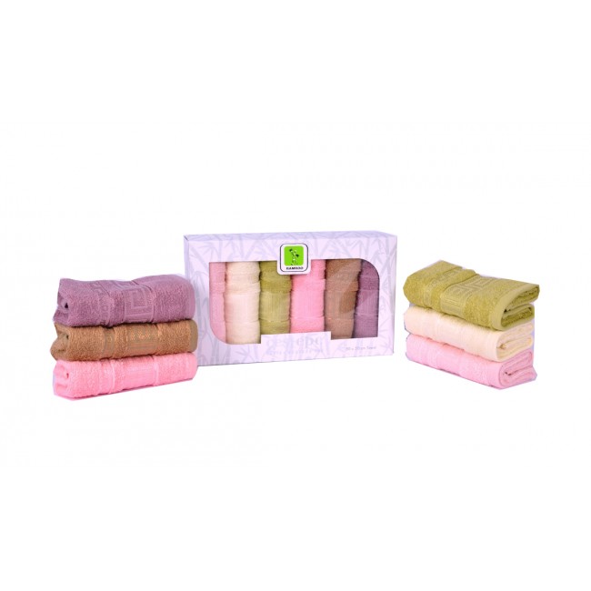 Полотенце кухонное Карвен CESTEPE"GREK" бамбук 30*50 6 шт. НМ 529