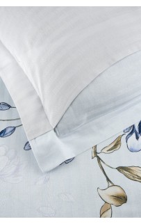 Постельное белье Карвен Stripe Satin с цветным принтом 1.5 спальное N249 -SB019(4пр.) (Акция)