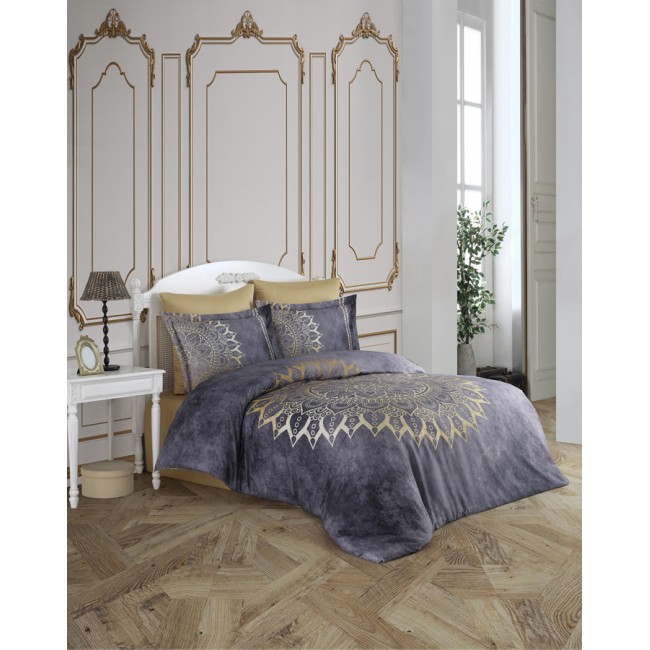 Постельное белье "Карвен" Digital print Эксклюзив Тенсел семейное N129-T008