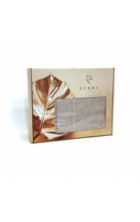 Комплект ZEBRA "LEAF" c наволочками евро 3 предмета бежевый (Акция)