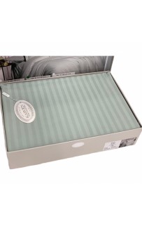 Постельное белье "Карвен" Stripe Satin 1.5 спальн. N 162-SS 013 mint/ментоловый