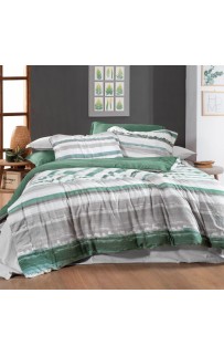 Постельное белье Sarev Mood Comfort муслин 1.5 спальн. N353 MUNDO v2/Yesil