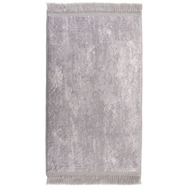 Ковер Карвен BUKET SACAKLI/софт жаккард с бахрамой 120*200 KV 034 Gri/Серый