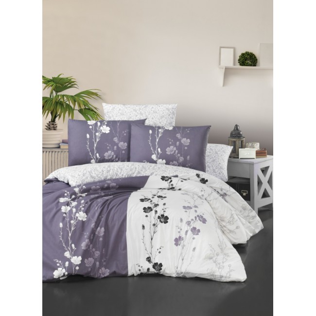 Постельное белье "Карвен" ранфорс 1,5 спальн. (Camelia Lilac)