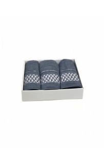 Набор полотенец Карвен "TILE" махра 50*90(2)/70*140 HS 1647 v10 индиго