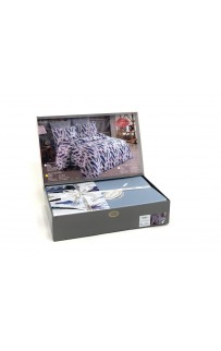 Постельное белье "Карвен" Digital print сатин 3D евро N125-S003