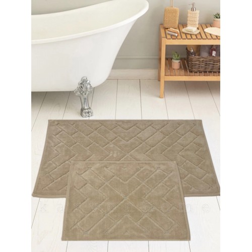 Набор ковриков для ванной Карвен PARKE KV 422 bej/бежевый