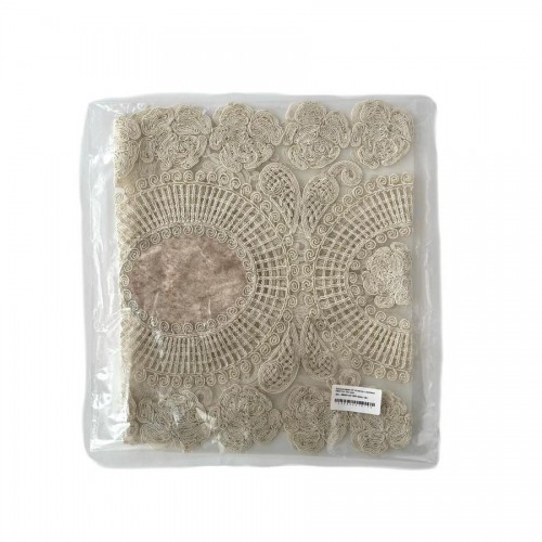 Дорожка Карвен 140*45 велюр с кружевом М840/1447 G03 крем