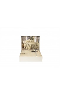 Постельное белье "Sarev"fancy poplin 1.5 сп. N193 Tanya v4/Bej