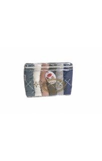 Кухонный набор полотенец Карвен "MILA"vip penye, махра 30*50 6 шт. HM 689 (V-24)