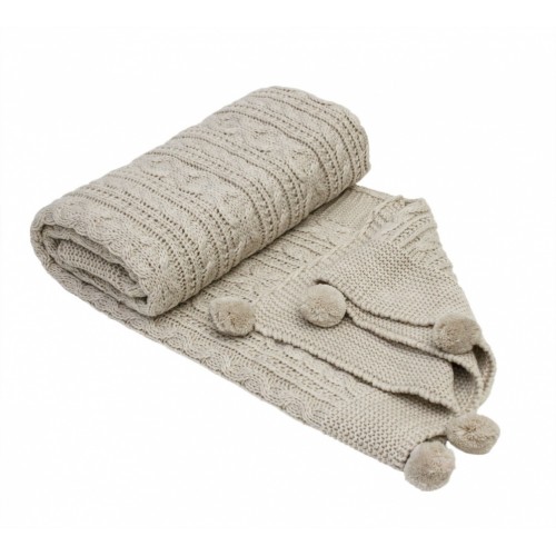 Плед детский Карвен 90*115 акрил D035 V2/бежевый