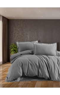 Постельное белье Карвен фланель евро N244 SOPRANO Grey