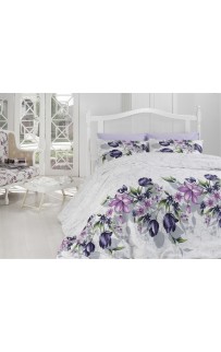 Постельное белье "Карвен" ранфорс 1,5 спальн. (Riella Lilac)