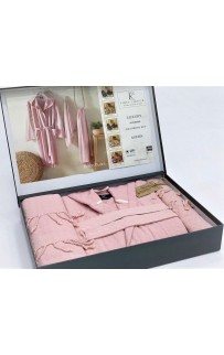 Халат Карвен "Bothore set" c полотенцами 50*90/90*170 хлопок В 1055