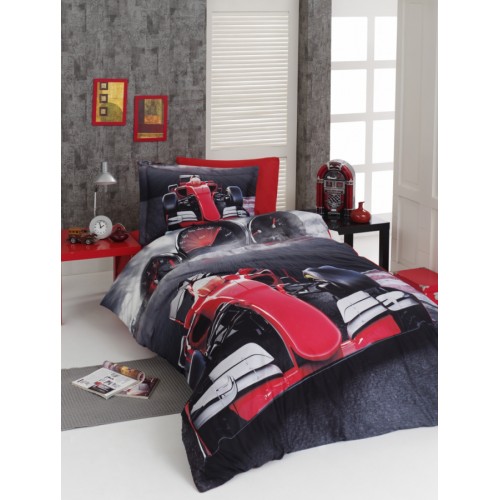 Постельное белье "Карвен" (сатин 3D) 1,5 спальн.( Fast)