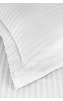 Постельное белье "Карвен" Stripe Satin семейное N 164-SS 004 белый