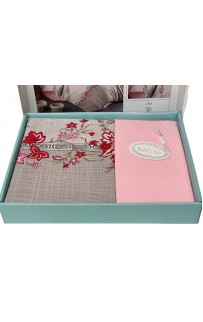 Постельное белье "Карвен" ранфорс евро Lorinda Pink v-1 N023/1 Lorinda Pink v-1