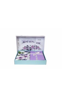 Постельное белье "Карвен" ранфорс евро (Riella Lilac)