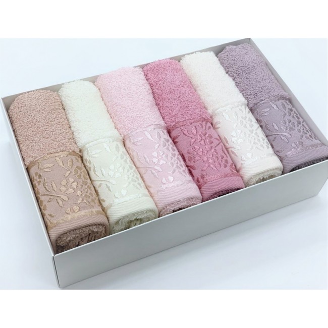 Полотенце кухонное Карвен "Buket " махра 30*50 6 шт. НМ 596