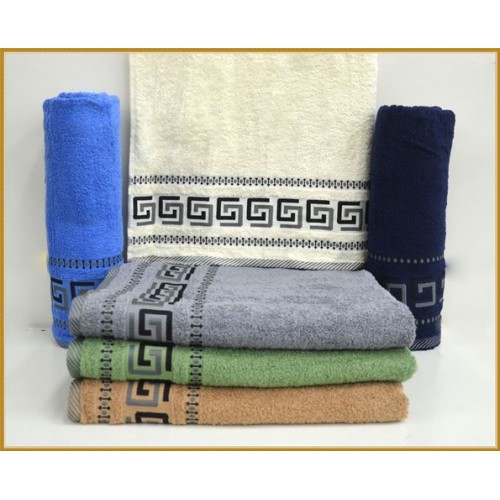 Полотенце Карвен "Grek" махра 70*140 1шт. Н 1549 (Акция)