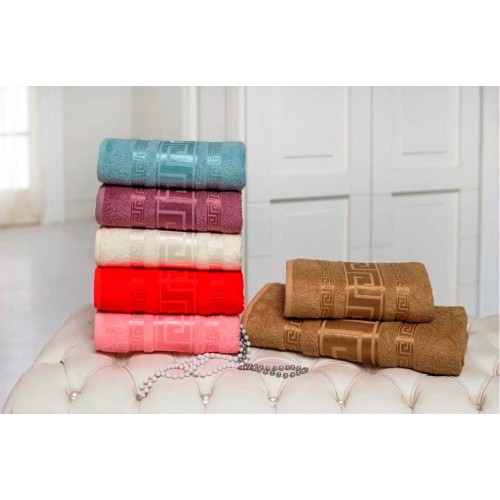 Полотенце Карвен "Grek" 90*150 1шт. бамбук Н 4074