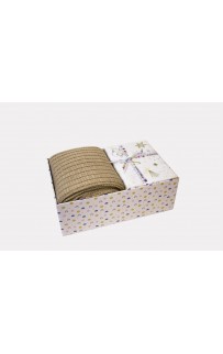 Комплект Карвен детский с пледом сатин D 038 Stellar Beige