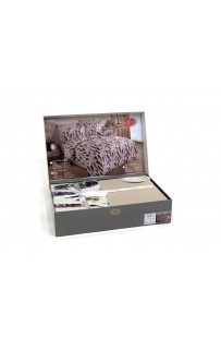 Постельное белье "Карвен" Digital print сатин 3D евро N125-S001