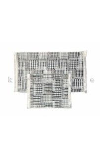 Набор ковриков для ванной Карвен SATEN 60*100/60*50 вискоза/полиэстер KV 430 v-8