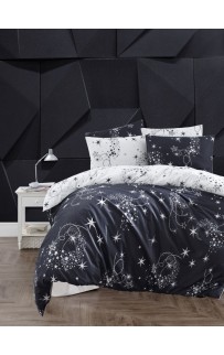 Постельное белье "Карвен" ранфорс 1,5 спальн. Glare Navy Blue