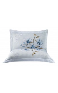 Постельное белье Карвен Stripe Satin с цветным принтом 1.5 спальное N249 -SB019(4пр.) (Акция)