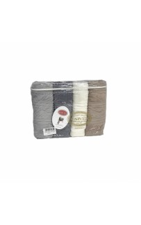 Набор полотенец Карвен "SARDES" Cotton (penye) 70*140 4шт. махра HS 1005