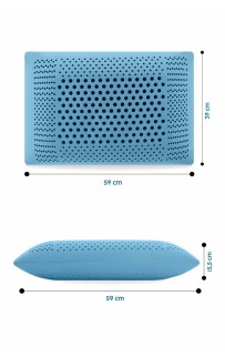 Подушка Карвен " ERGO FOAM"ароматерапия с воздушным каналом ортопедическая 40*60 1шт. E 912