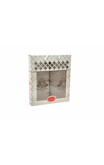 Полотенце в коробке Карвен " Delikli/Henna" махра 50*90/70*140 HS 1555