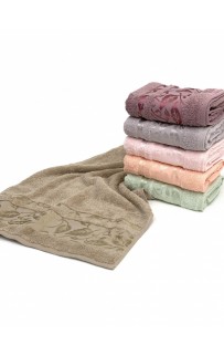 Полотенце Карвен Vip Cotton "YESIM" 80*150 1шт.махра Н 3216